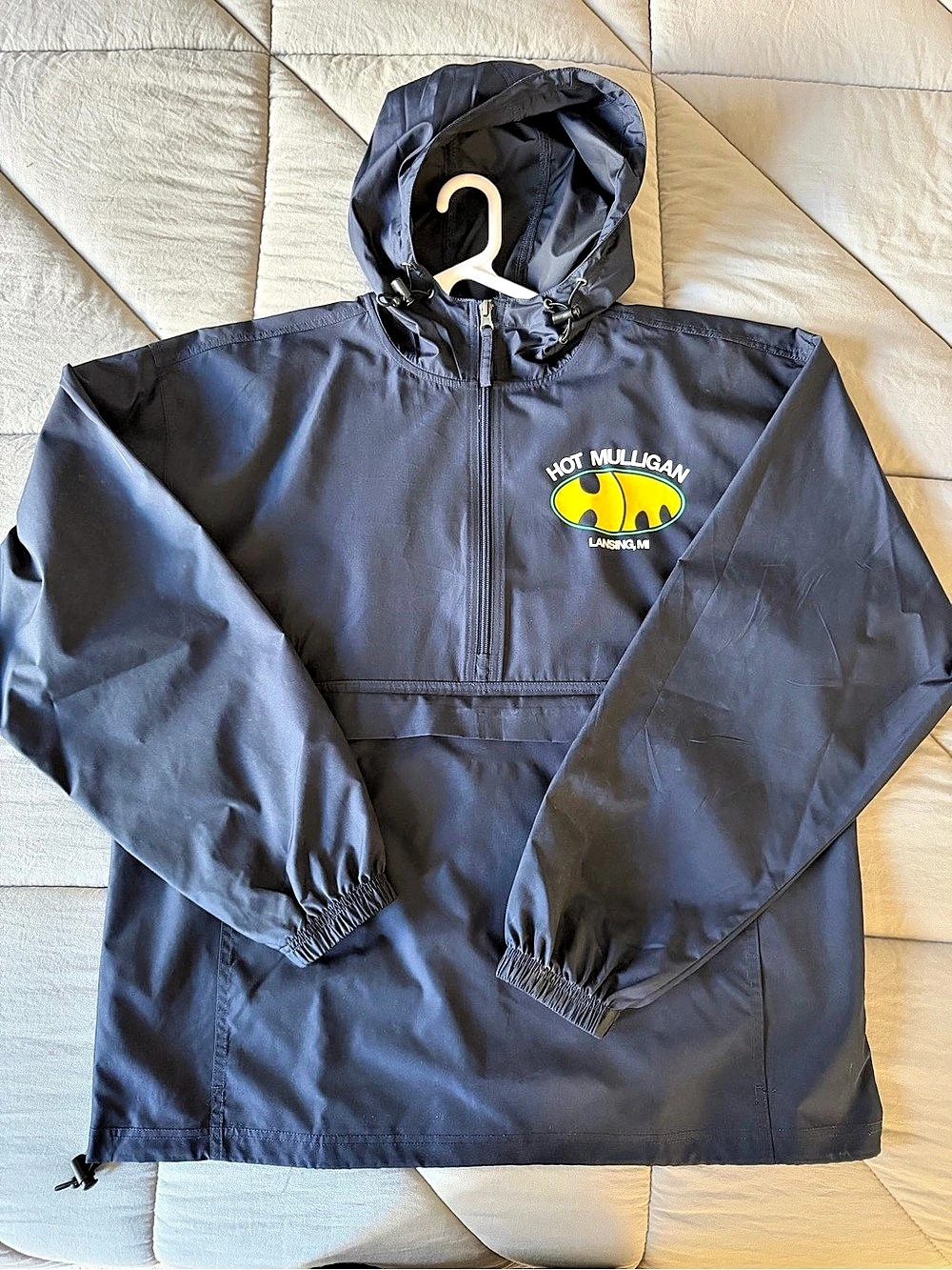 Champion Hot Mulligan Choking on Marigold Windbreaker Jacket Blue